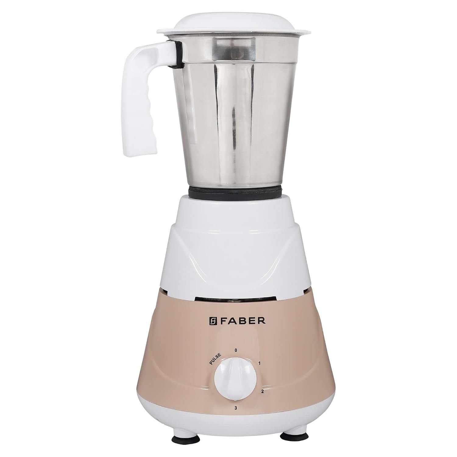 faber-marvel-500w-blender-mixer-grinder-low-noise-up-to-18000-rpm-speed-1-year-comprehensive-warranty-fmg-marvel-500w-3j-pw-peach-white