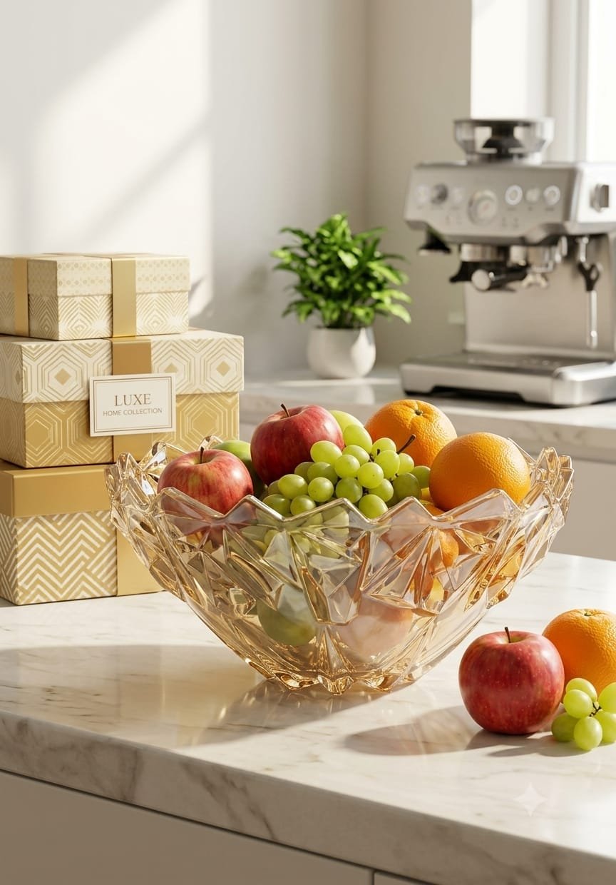 yujing-glass-fruit-bowl-clear-diamond-cut-geometric-design-decorative-serving-bowl-1pcs